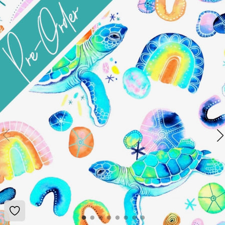 PRE-ORDER Water-resistant wet bags - Turtle Cove (DaniEm Art)