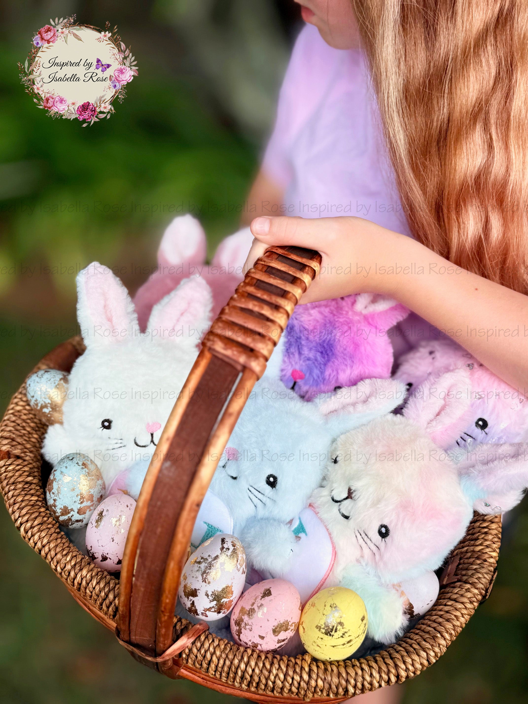 Bunny Plushie, Faux Fur, Personalised Rabbit, Easter, Made to Order