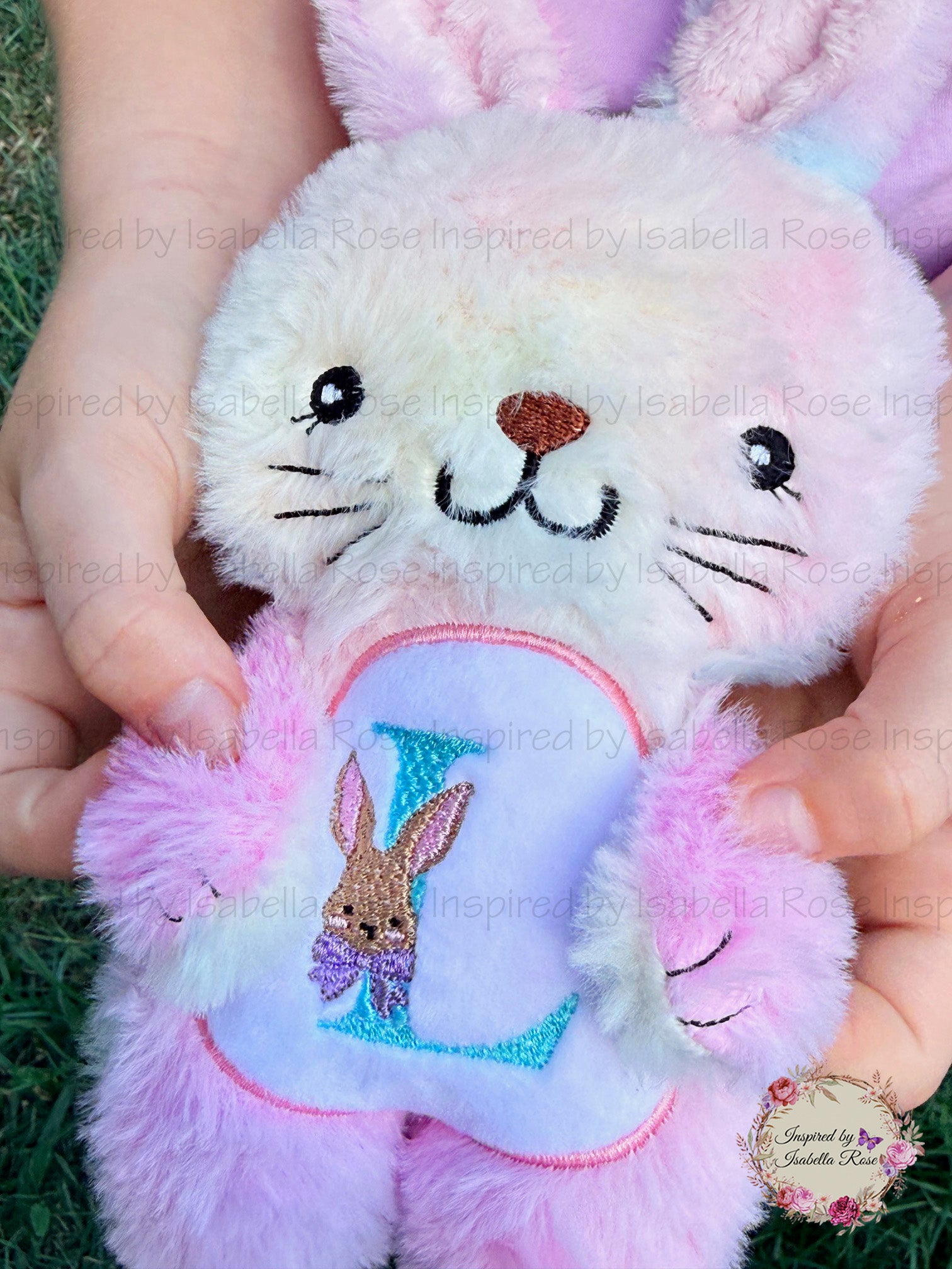 Bunny Plushie, Faux Fur, Personalised Rabbit, Easter, Made to Order