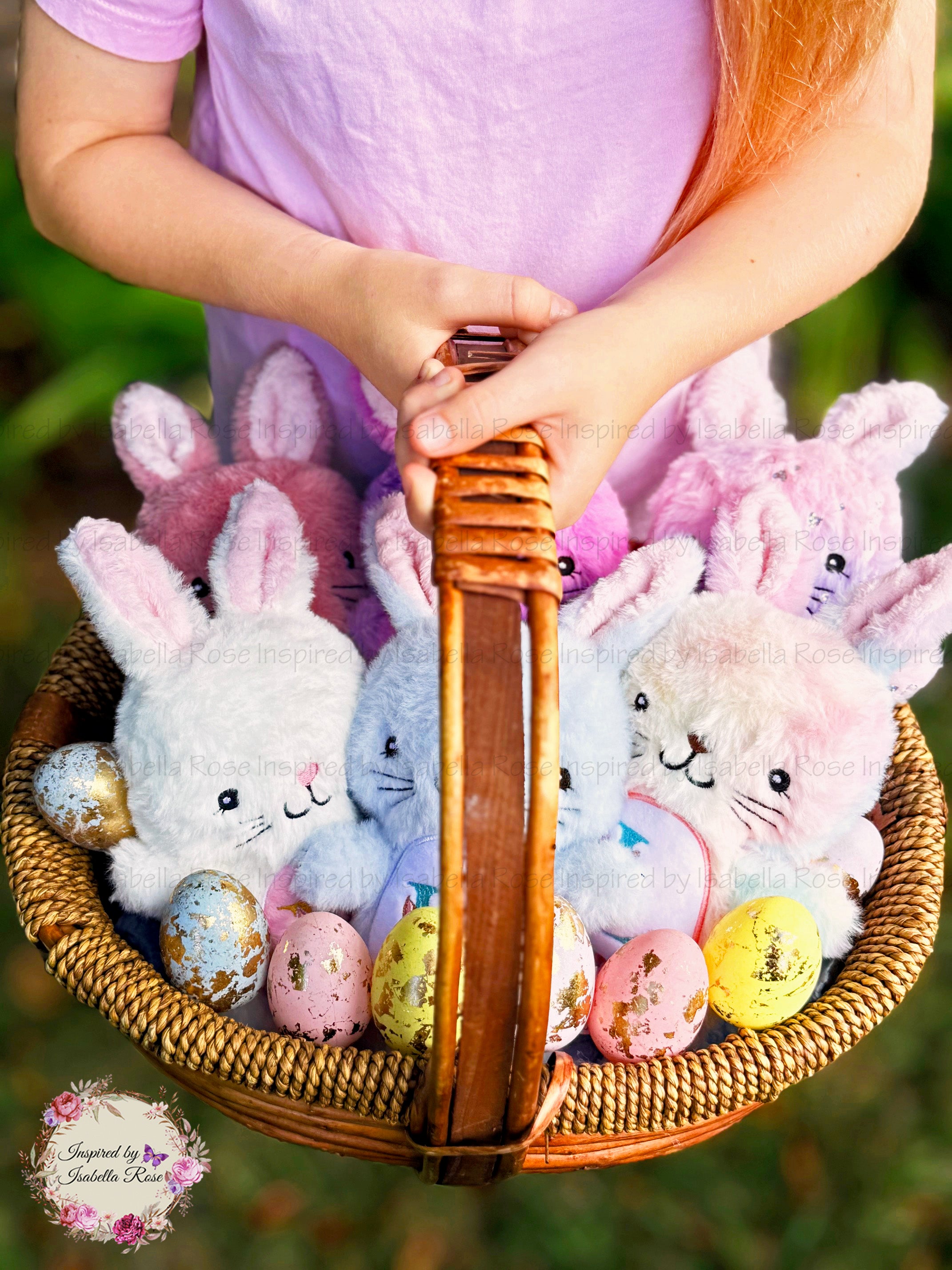 Bunny Plushie, Faux Fur, Personalised Rabbit, Easter, Made to Order