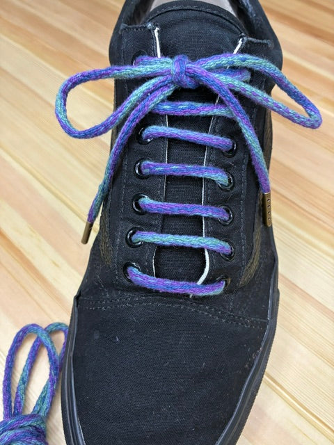 Art of the Lace - Blueberry Blends Round Shoelaces