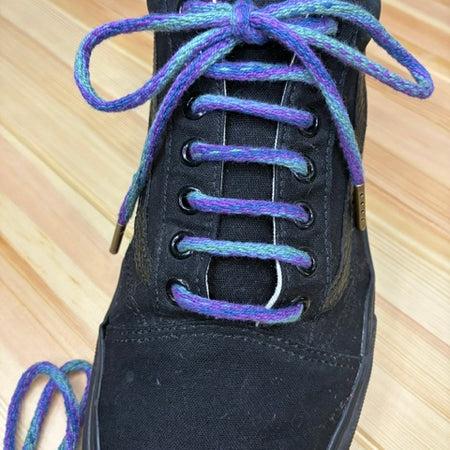 Art of the Lace - Blueberry Blends Round Shoelaces
