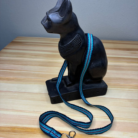 A Little Loom Magic - Turquoise Handwoven Lanyard