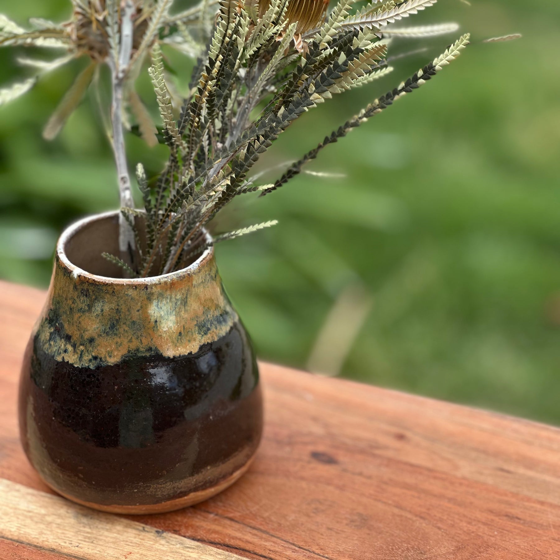 Stoneware Vessel | Handmade Ceramic Tableware | Tigers Eye
