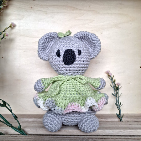 Handmade Crochet Koala - 100% Cotton (multiple colours)