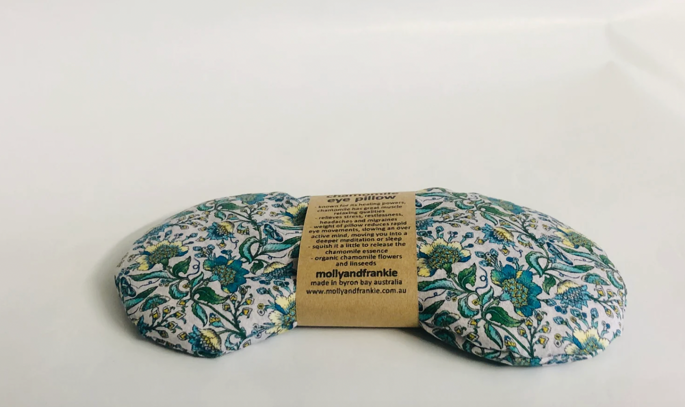 Lavender or Chamomile and Organic Linseed Eye Pillow