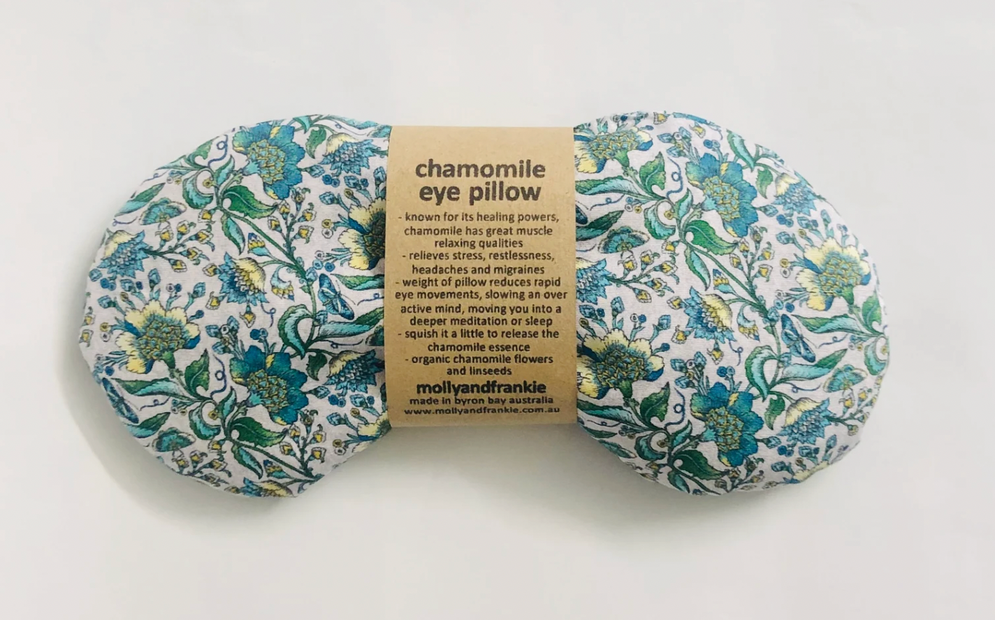 Lavender or Chamomile and Organic Linseed Eye Pillow