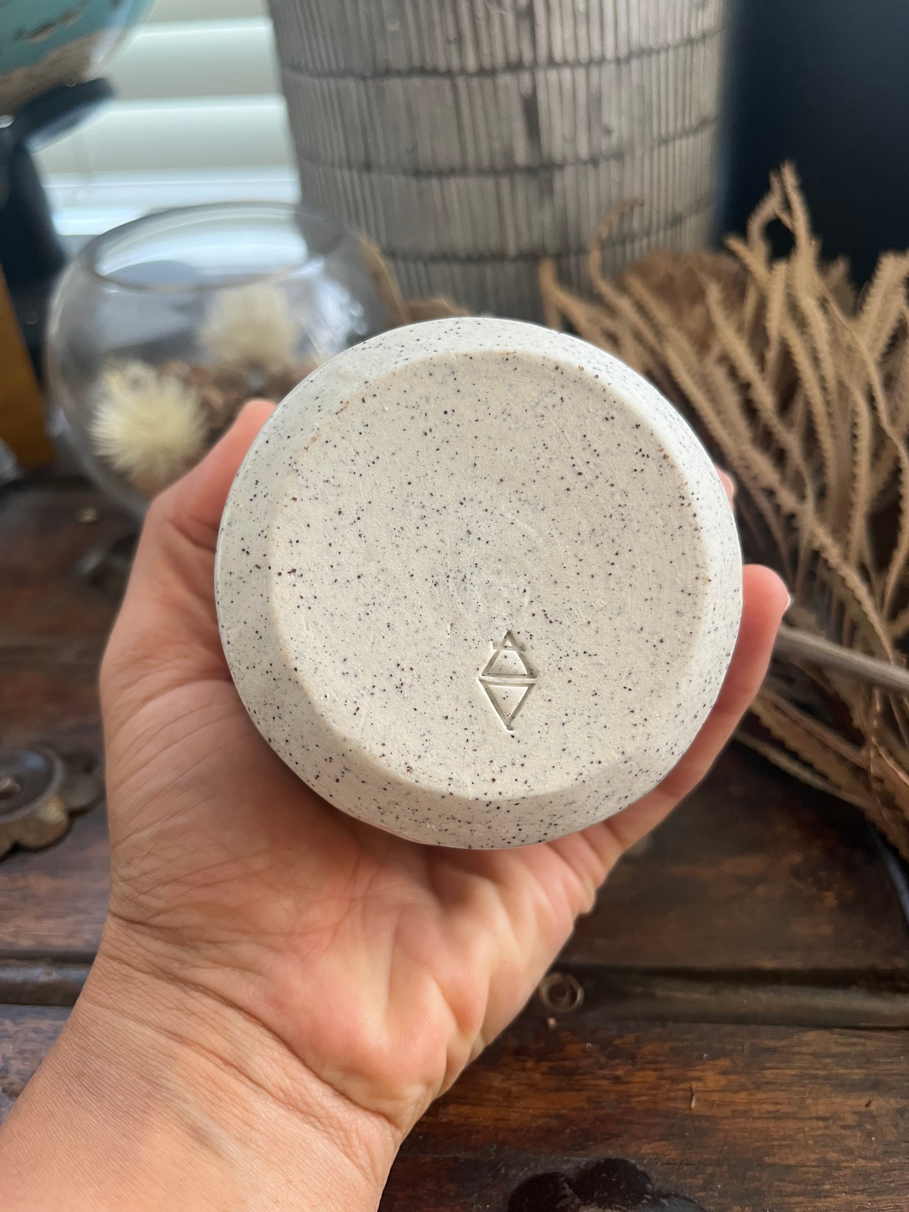 Wabi Sabi Heart Beeswax Candle