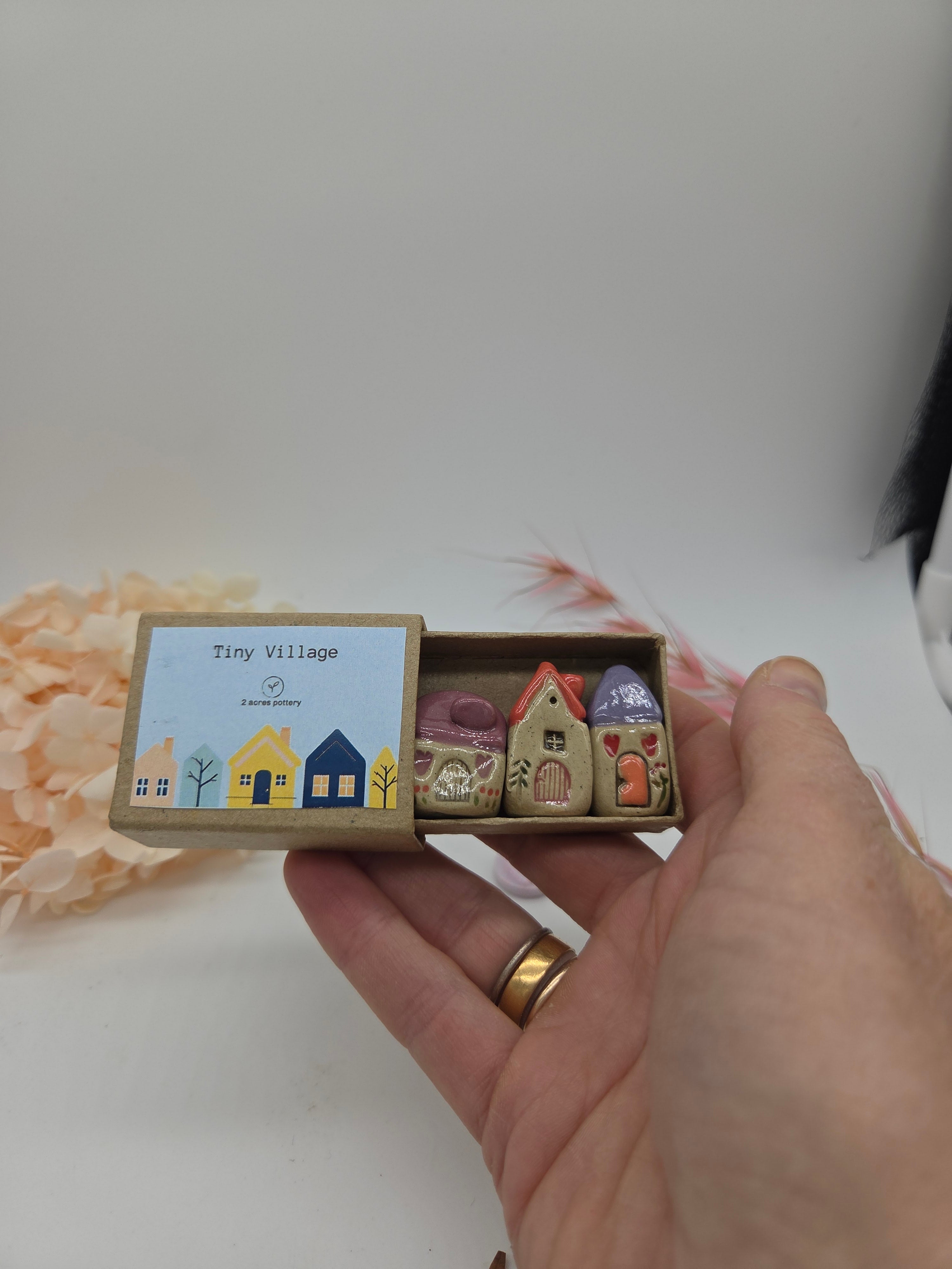 Tiny Ceramic Village -  Boysenberry Close