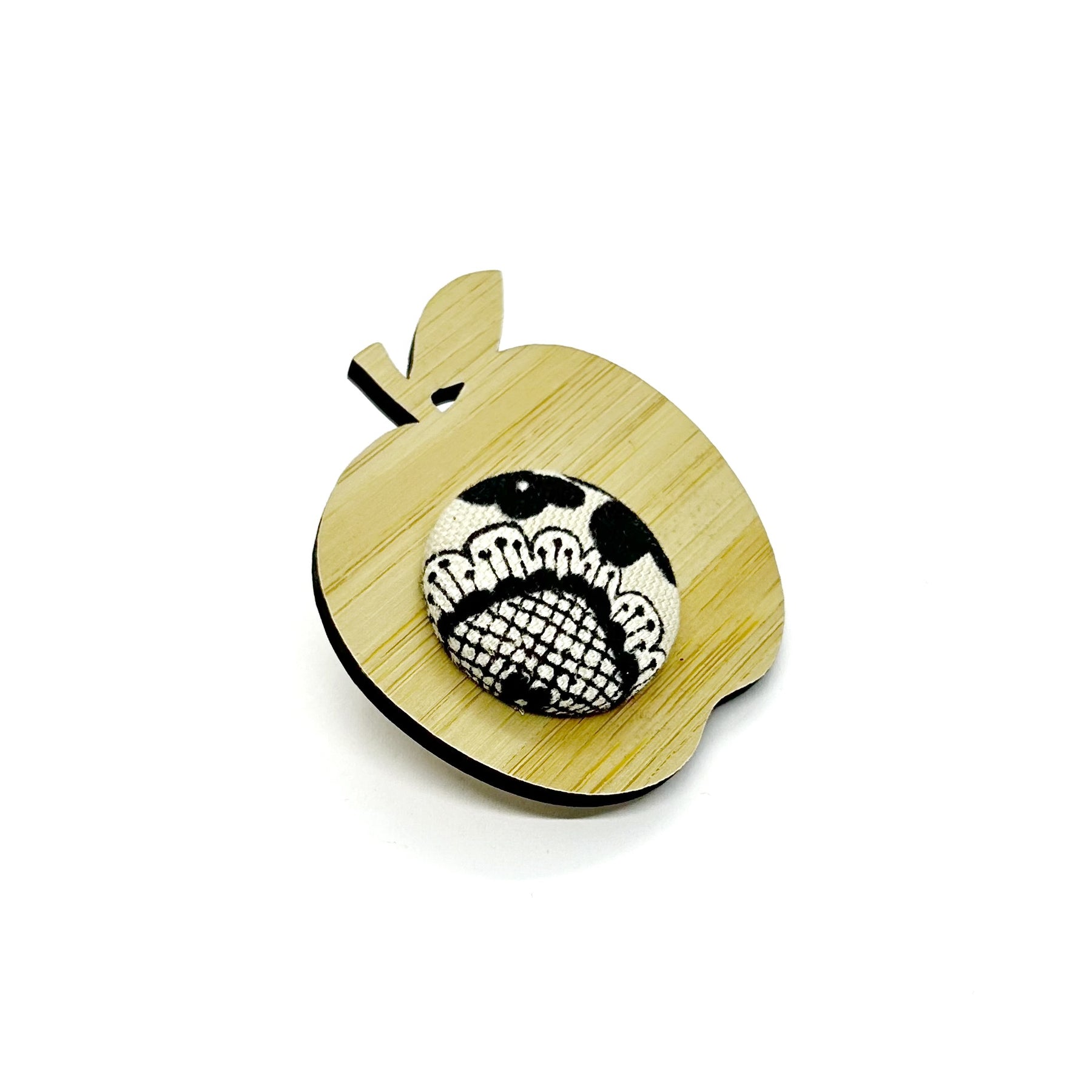 Kimono Apple Brooch
