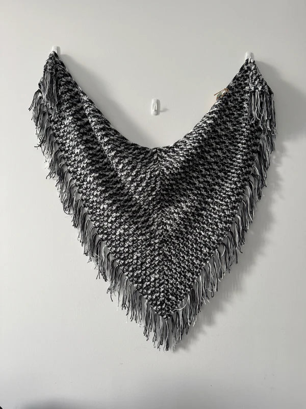 Crochet | Ladies Shawls & Vest| Various Rainbow + Black & White Colours