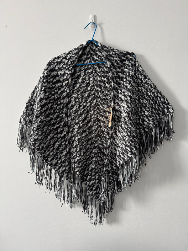 Crochet | Ladies Shawls & Vest| Various Rainbow + Black & White Colours
