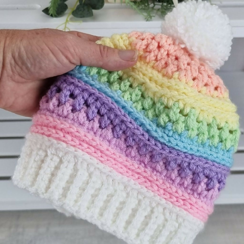 Rainbow Beanie 4