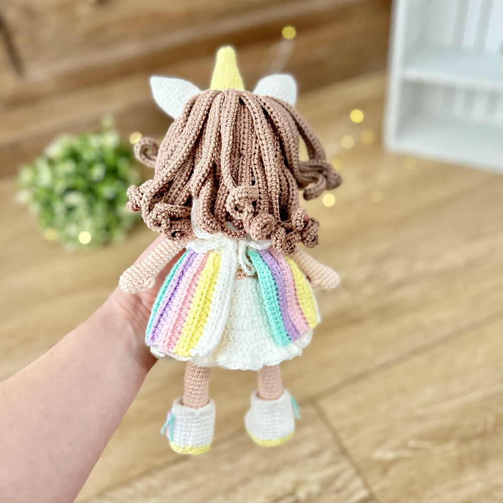 Crochet Unicorn Doll Starlight