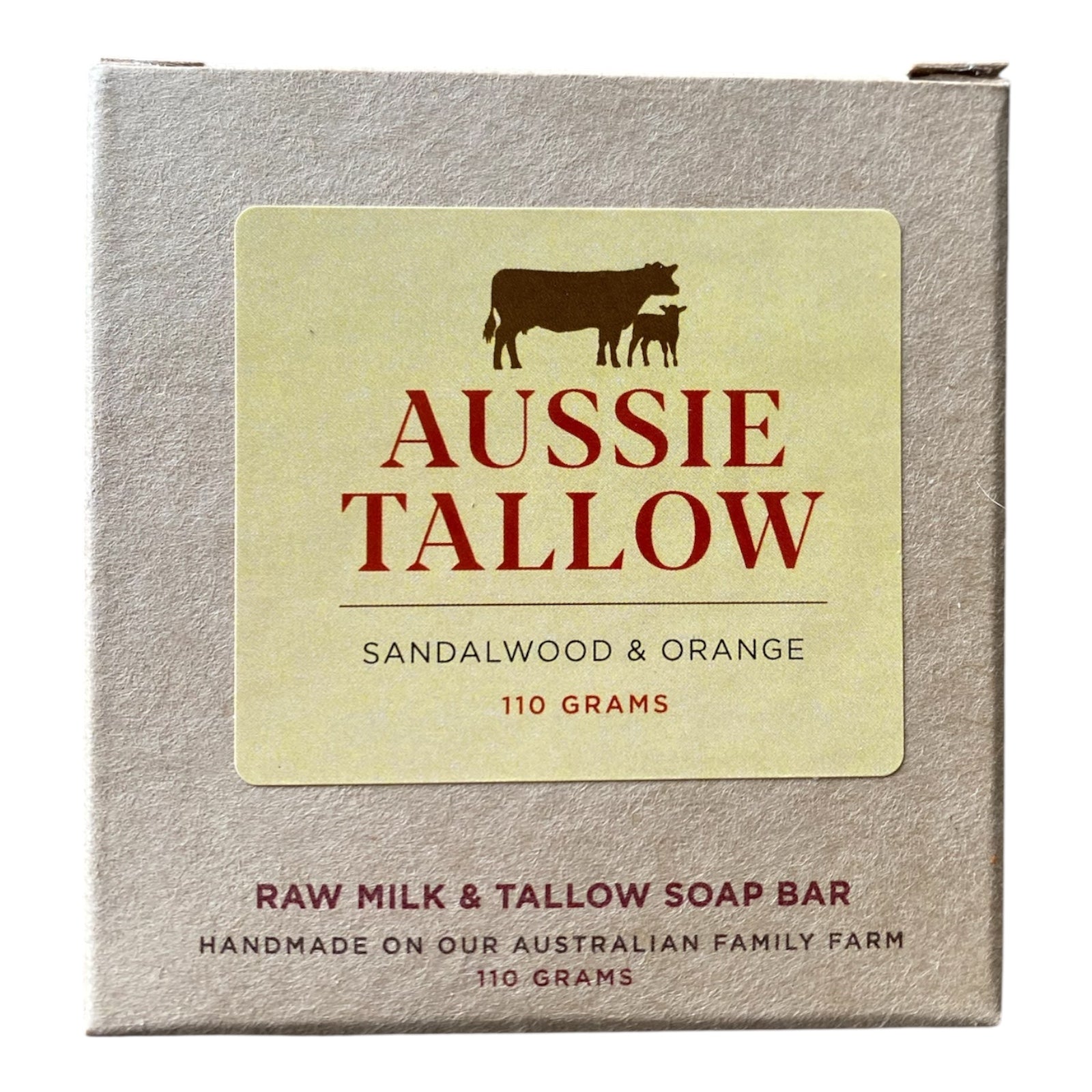 RAW MILK + TALLOW Soap Bar, Raw Cow Milk, Grass Fed Tallow, Old Fashioned