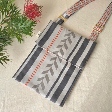 Upcycled Pillow Case Messenger Bag