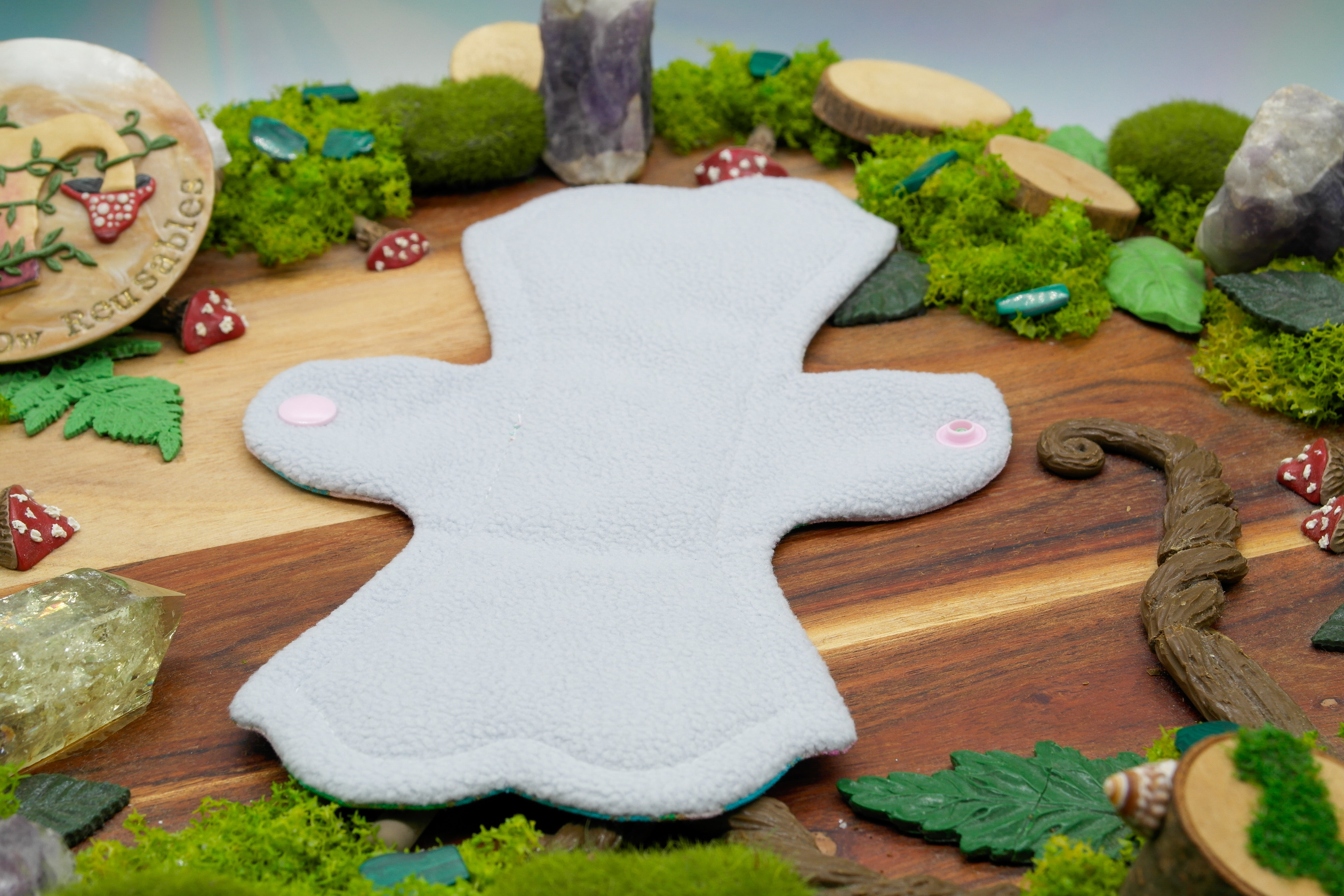 One of a kind Reusable cloth pad 10" Moderate (LOA) - be happy