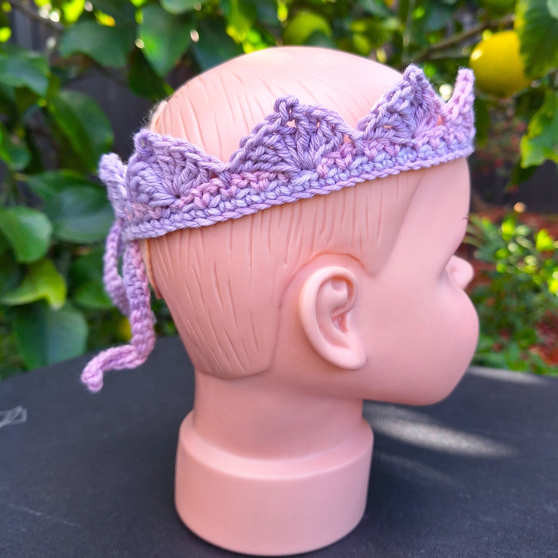 Handmade Adjustable Crochet Crowns