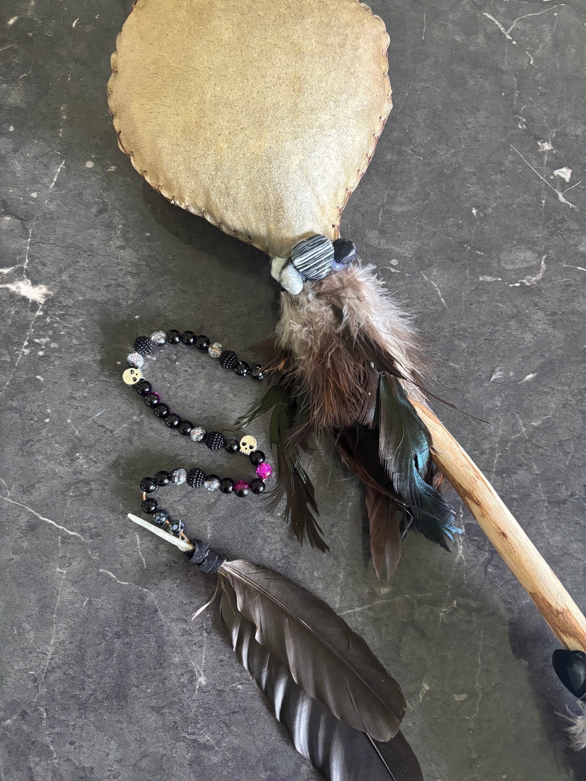 XL DEER Rattle - One of the Best! 🖤