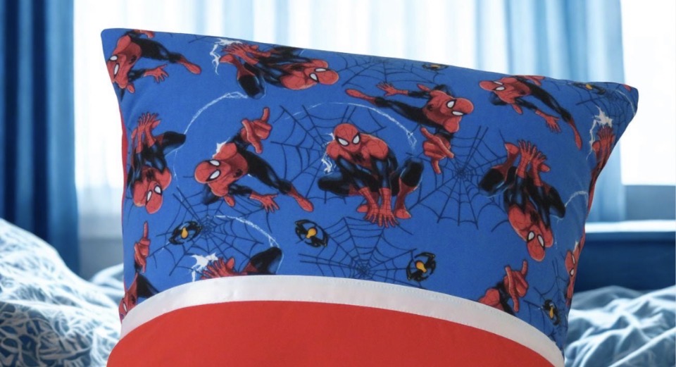 Childrens Cushion Cover, Handmade, Personalised