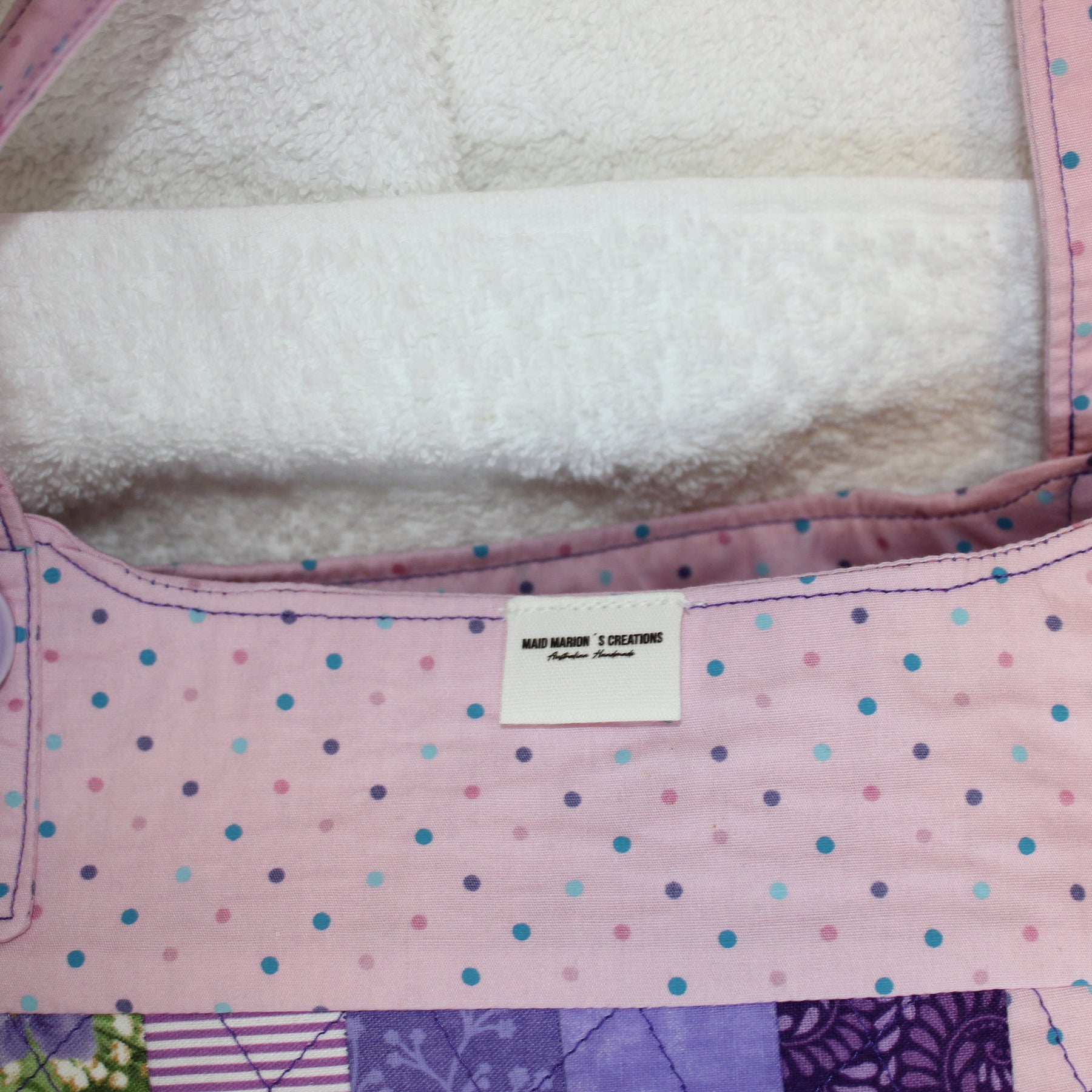 ALL THE LAVENDERS TOTE BAG - DIAMOND QUILTED
