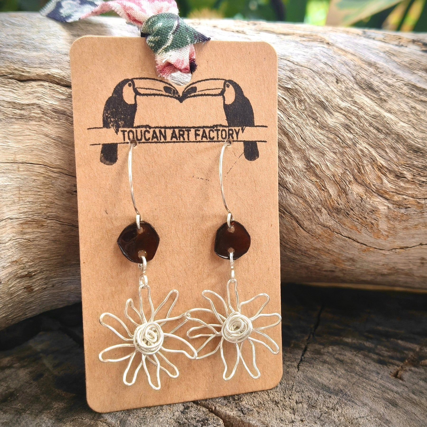 Daisy If I Do | sterling silver flower earrings