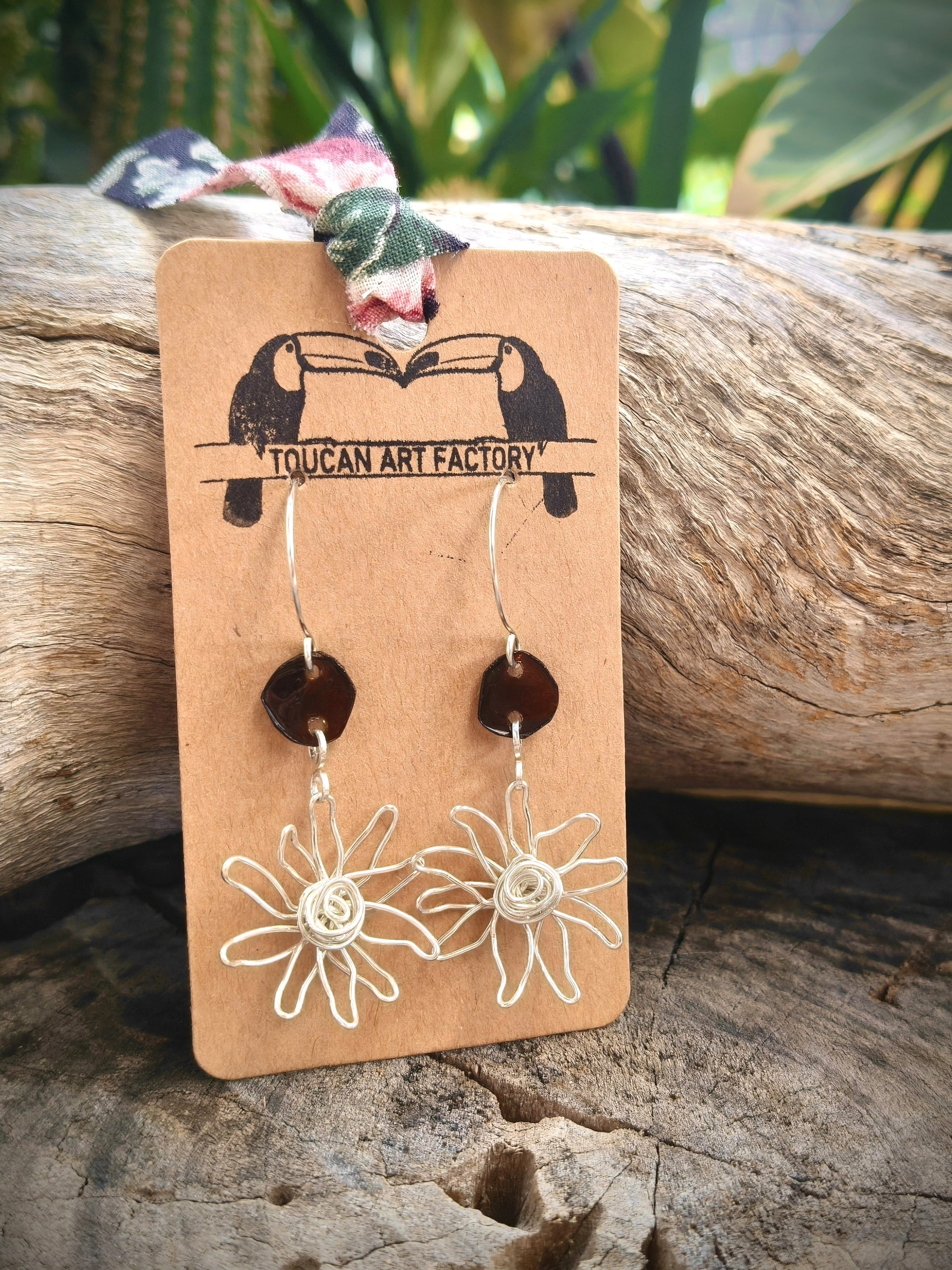 Daisy If I Do | sterling silver flower earrings