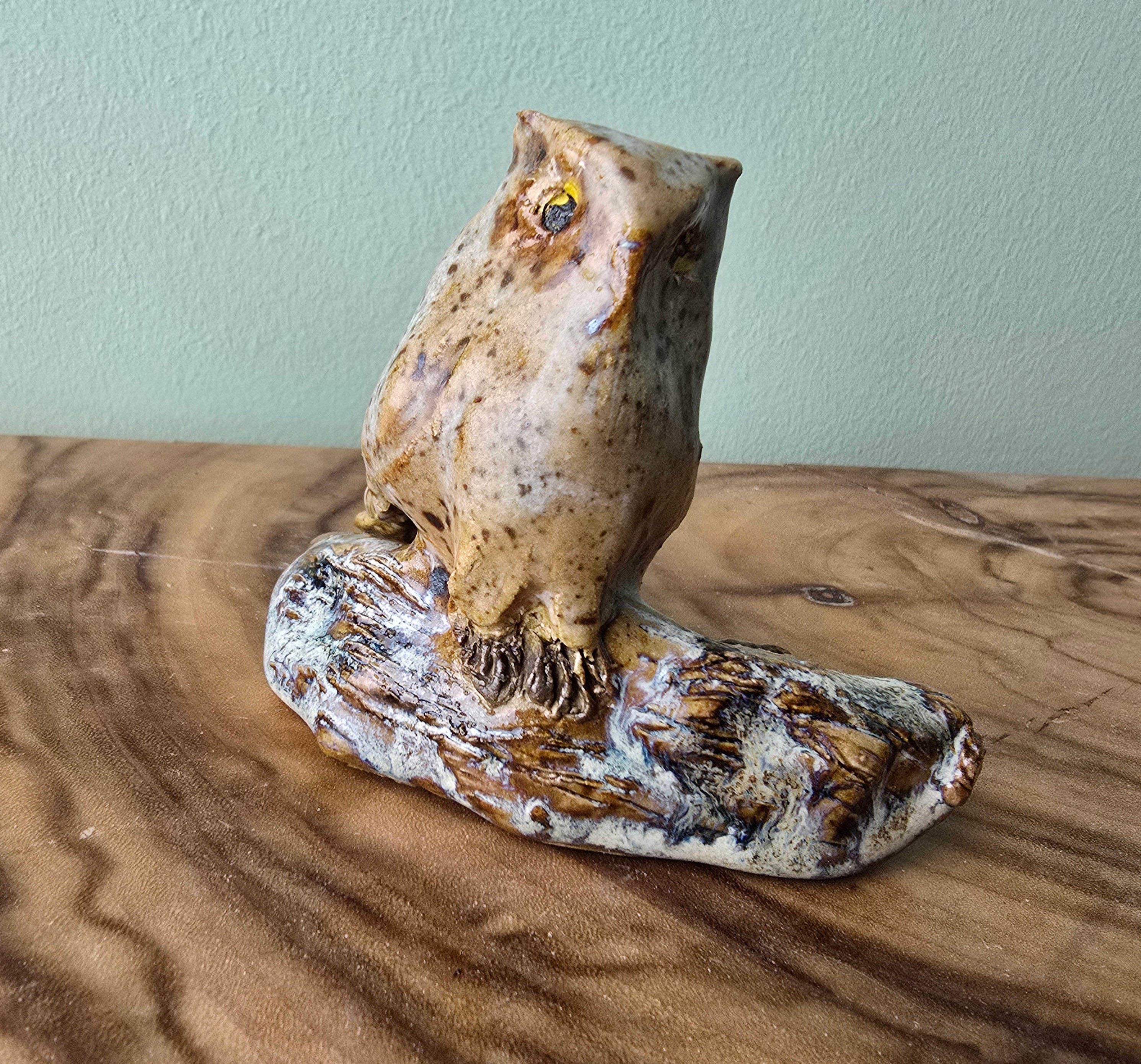 Little Owl sculpture