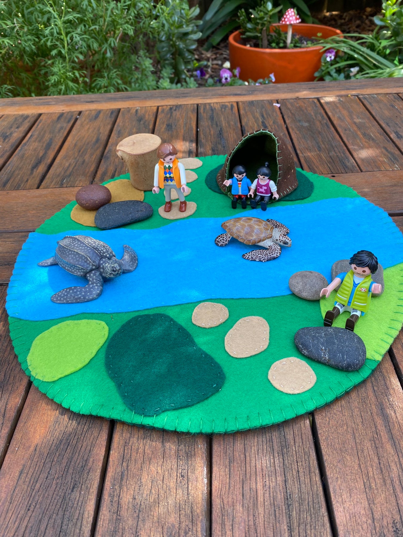 Play Felt Mat Small - Explore the outdoors #4
