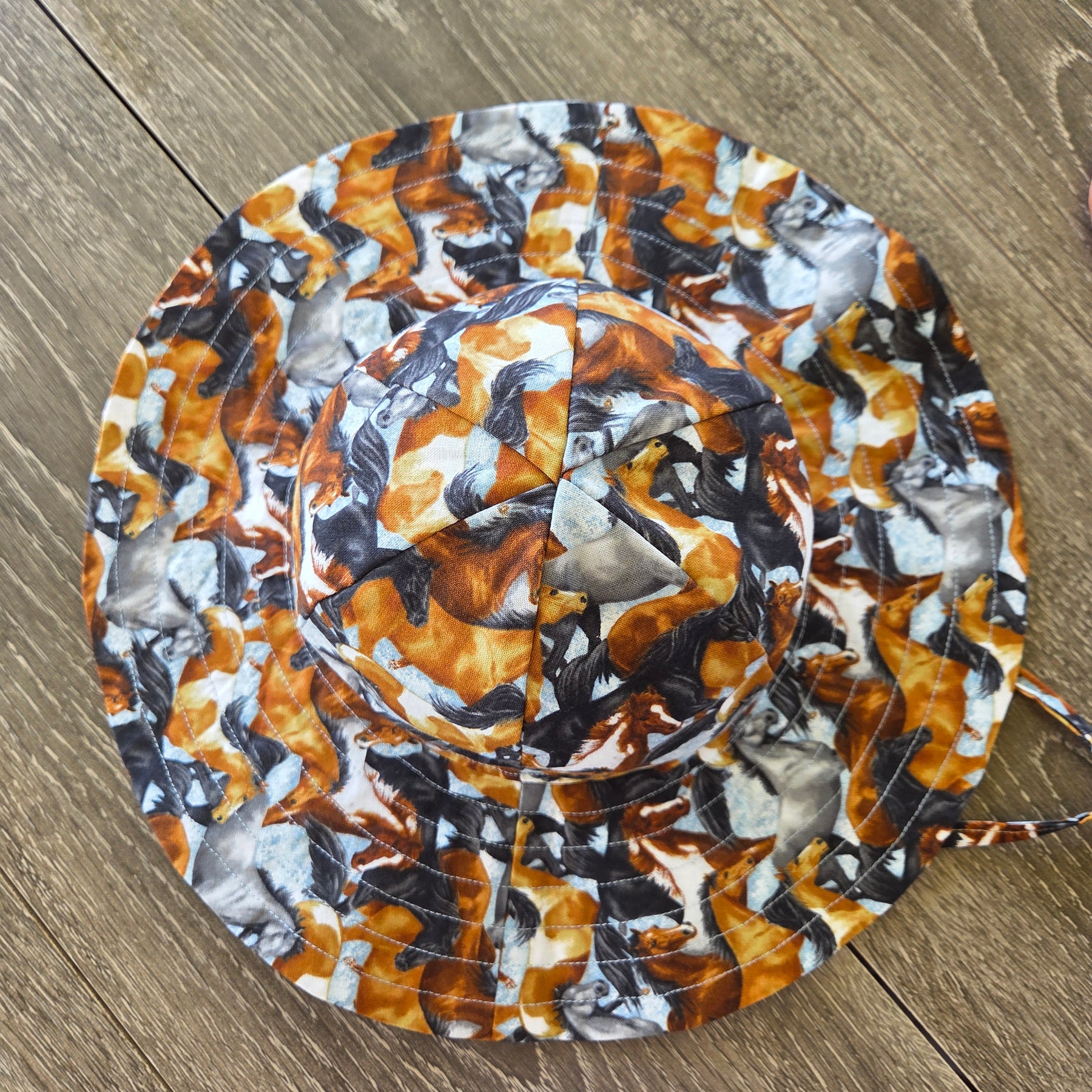 "Running Horses" Baby Sunhat (6-12 Months)