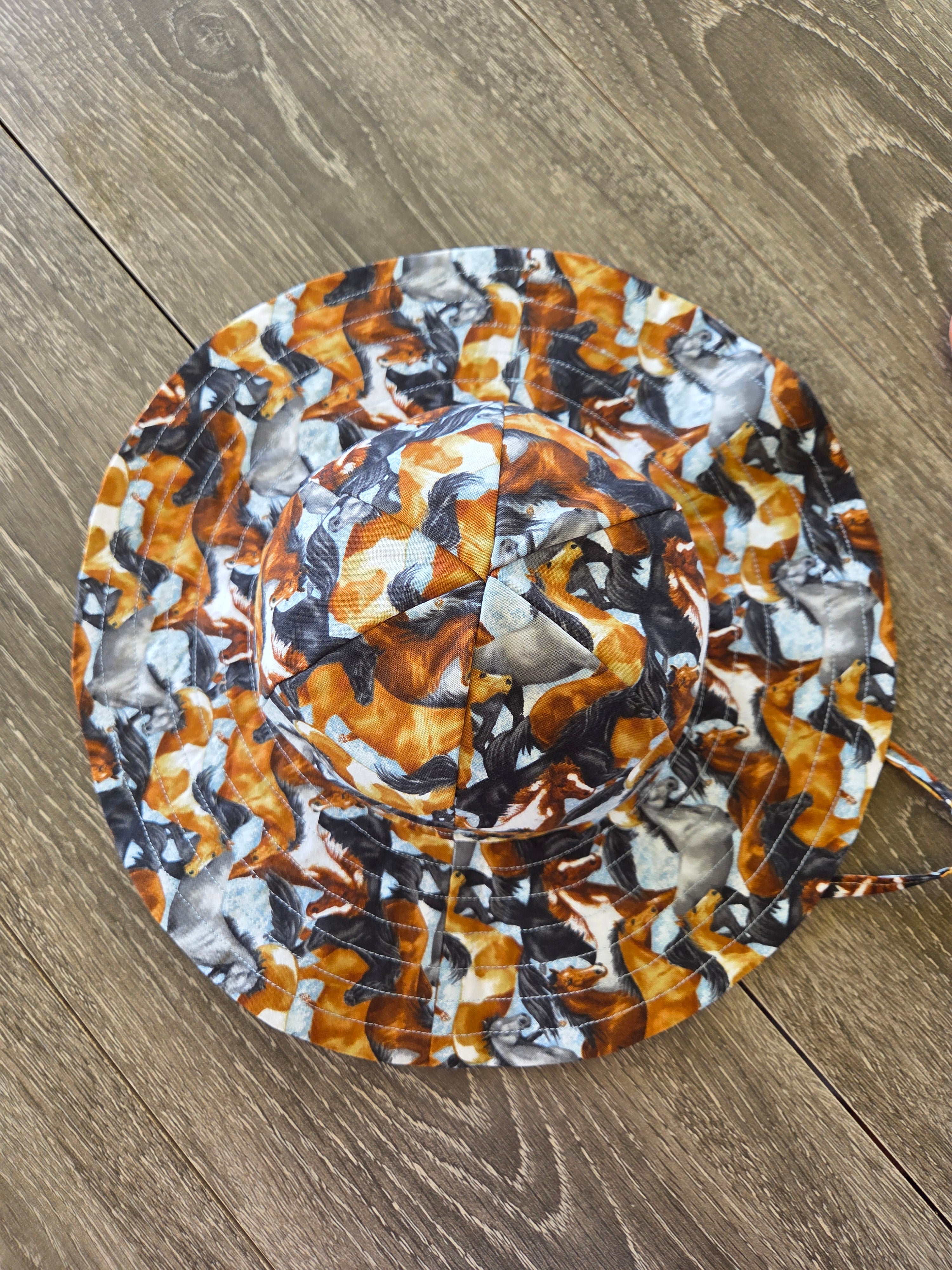 "Running Horses" Baby Sunhat (6-12 Months)