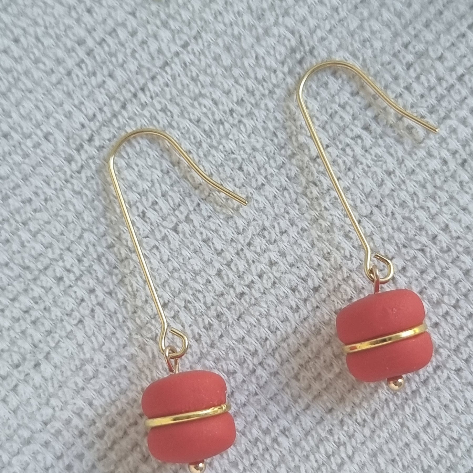 Chrimson Gold Dangles