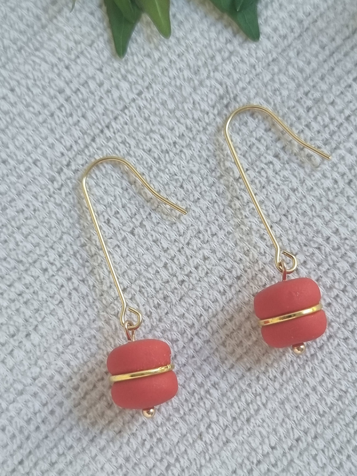 Chrimson Gold Dangles