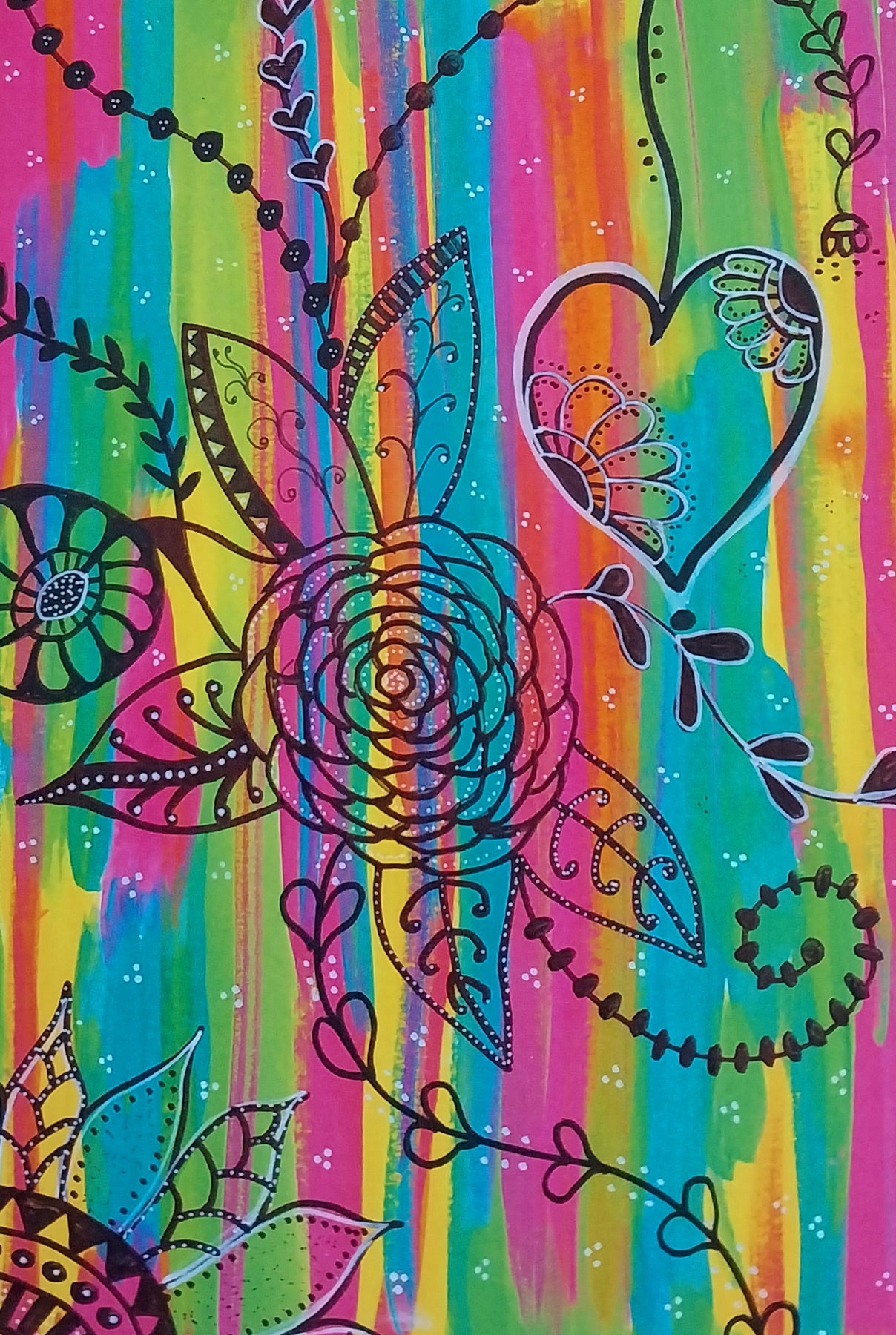 Graffiti Art Blank Greeting Card
