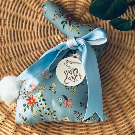 Limited Edition Handmade Fabric Bunny – Decorative Keepsake Bunny
