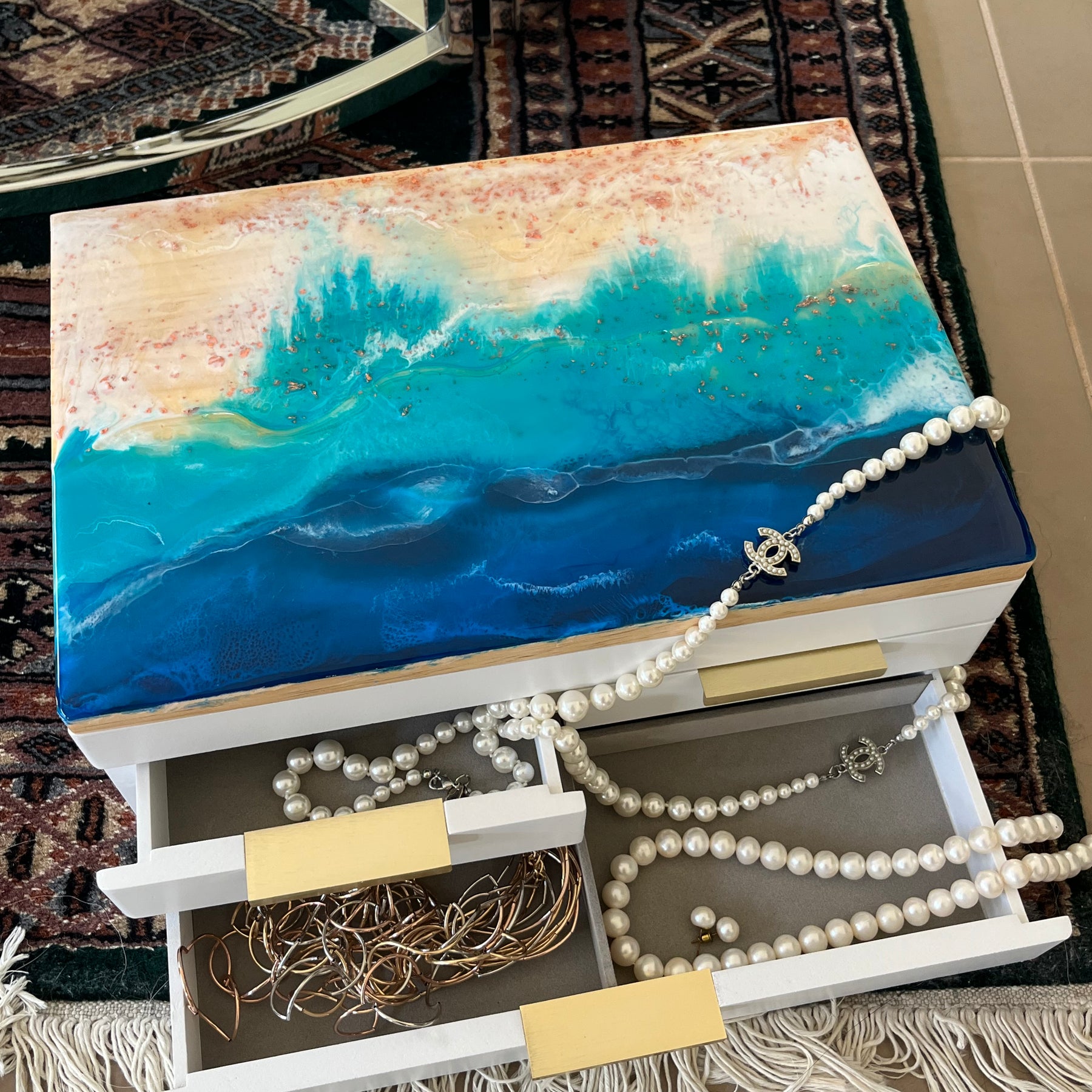 Jewellery box | gift for her | gift ideas | girlfriend | handmade