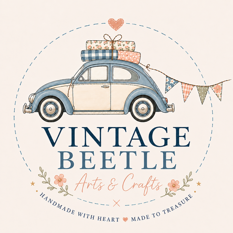 Vintage Beetle Arts & Crafts Vendor Logo