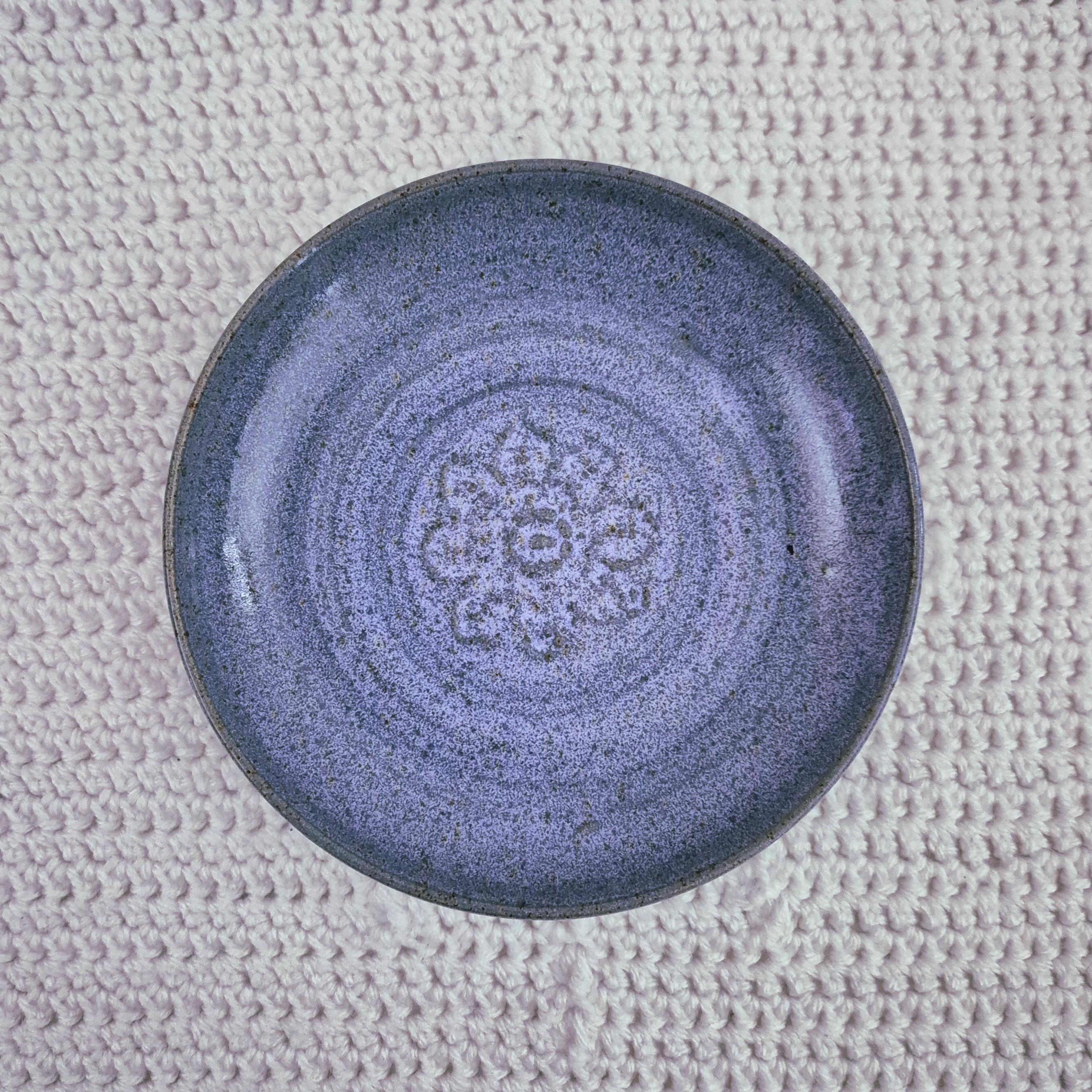Violet Flower Bowl