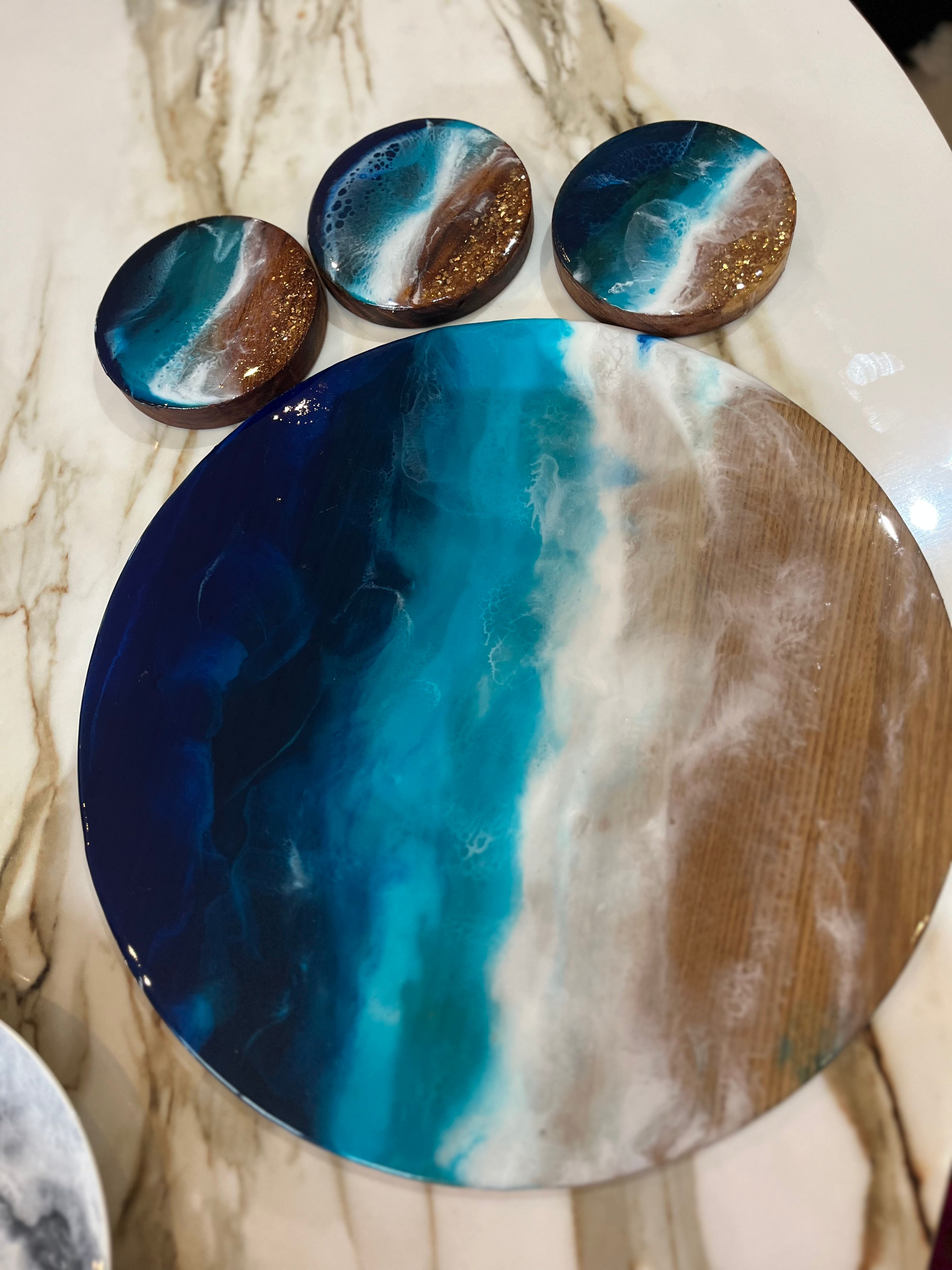 Beach | Placemats | home decor | homewares | waves | Gift ideas | Christmas gift |