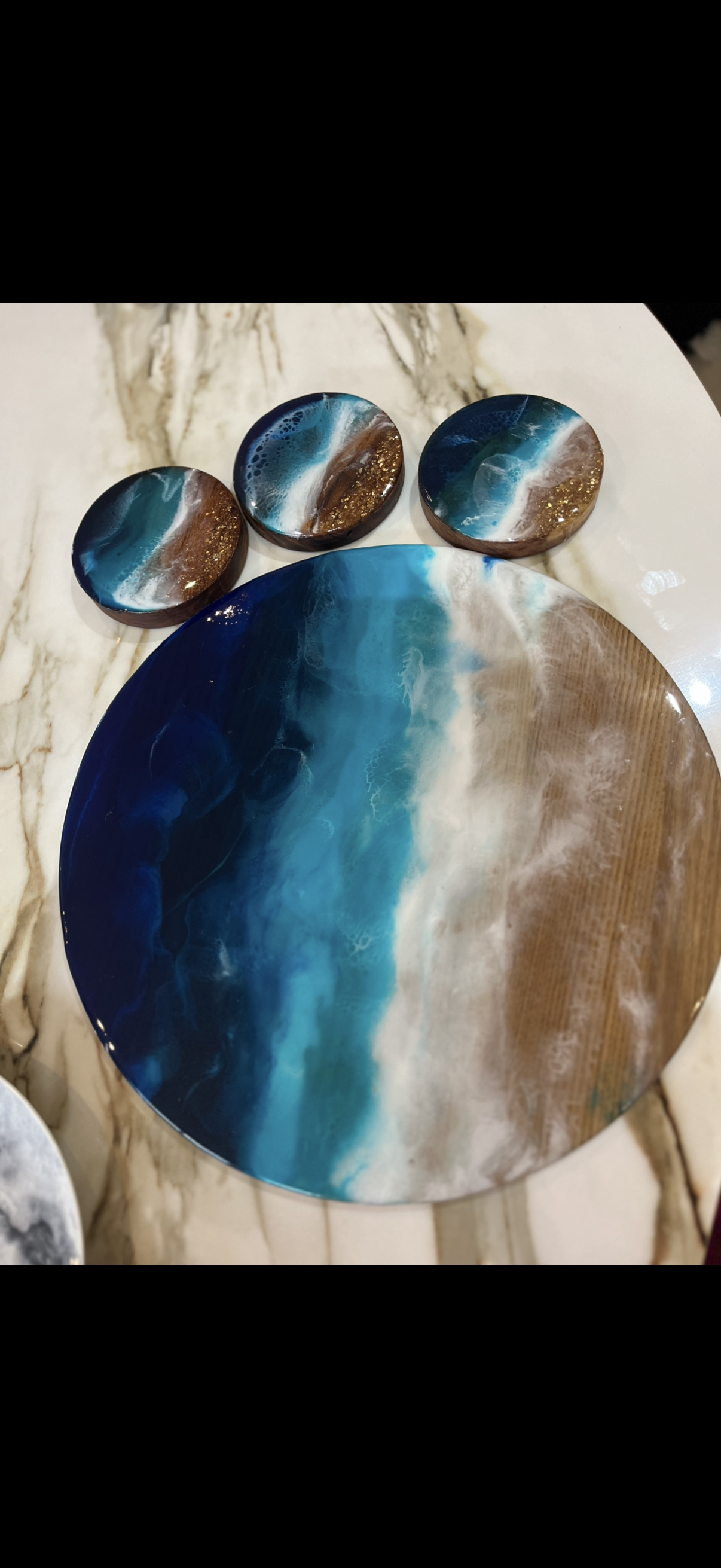 Beach | Placemats | home decor | homewares | waves | Gift ideas | Christmas gift |