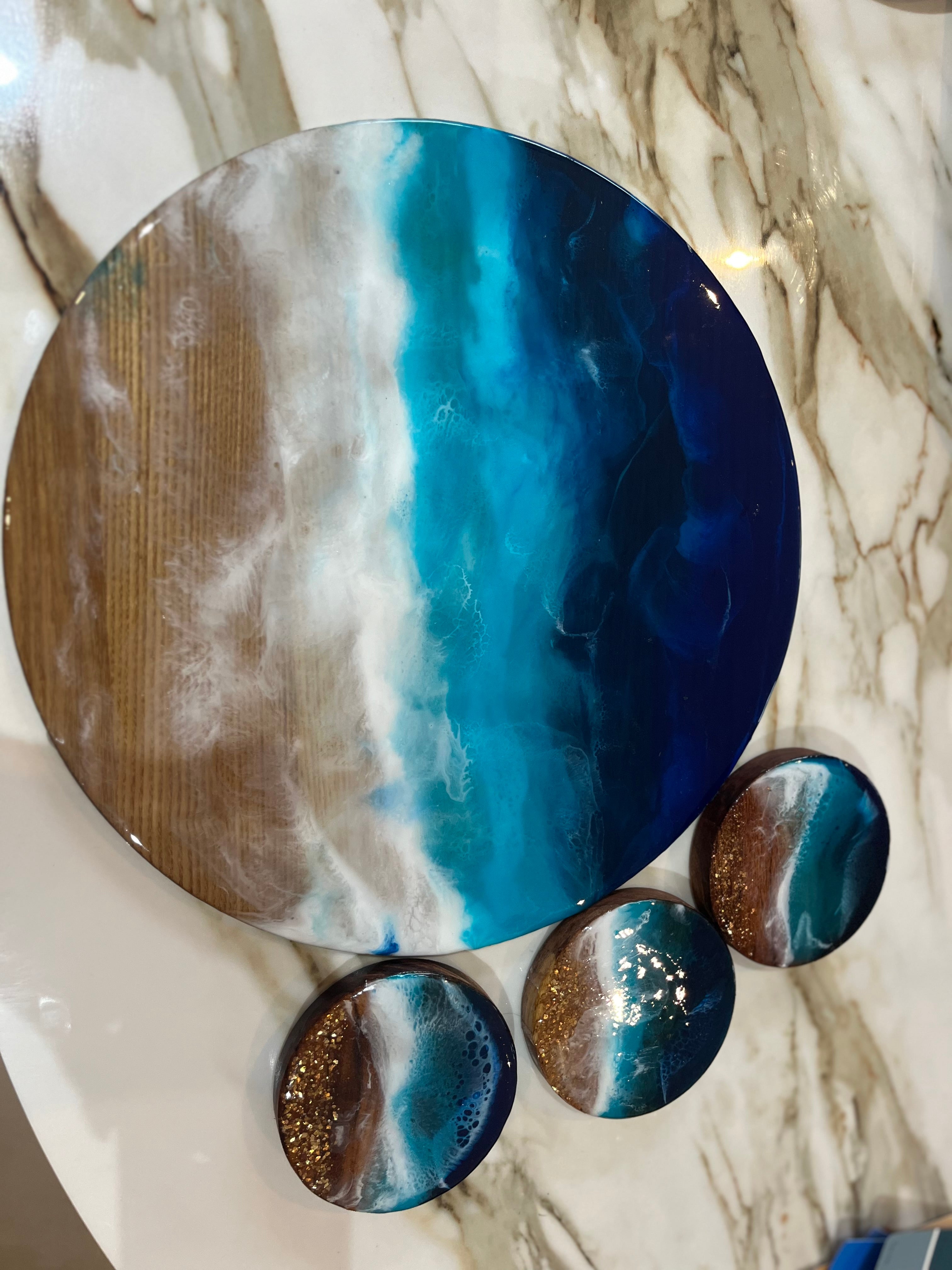 Beach | Placemats | home decor | homewares | waves | Gift ideas | Christmas gift |