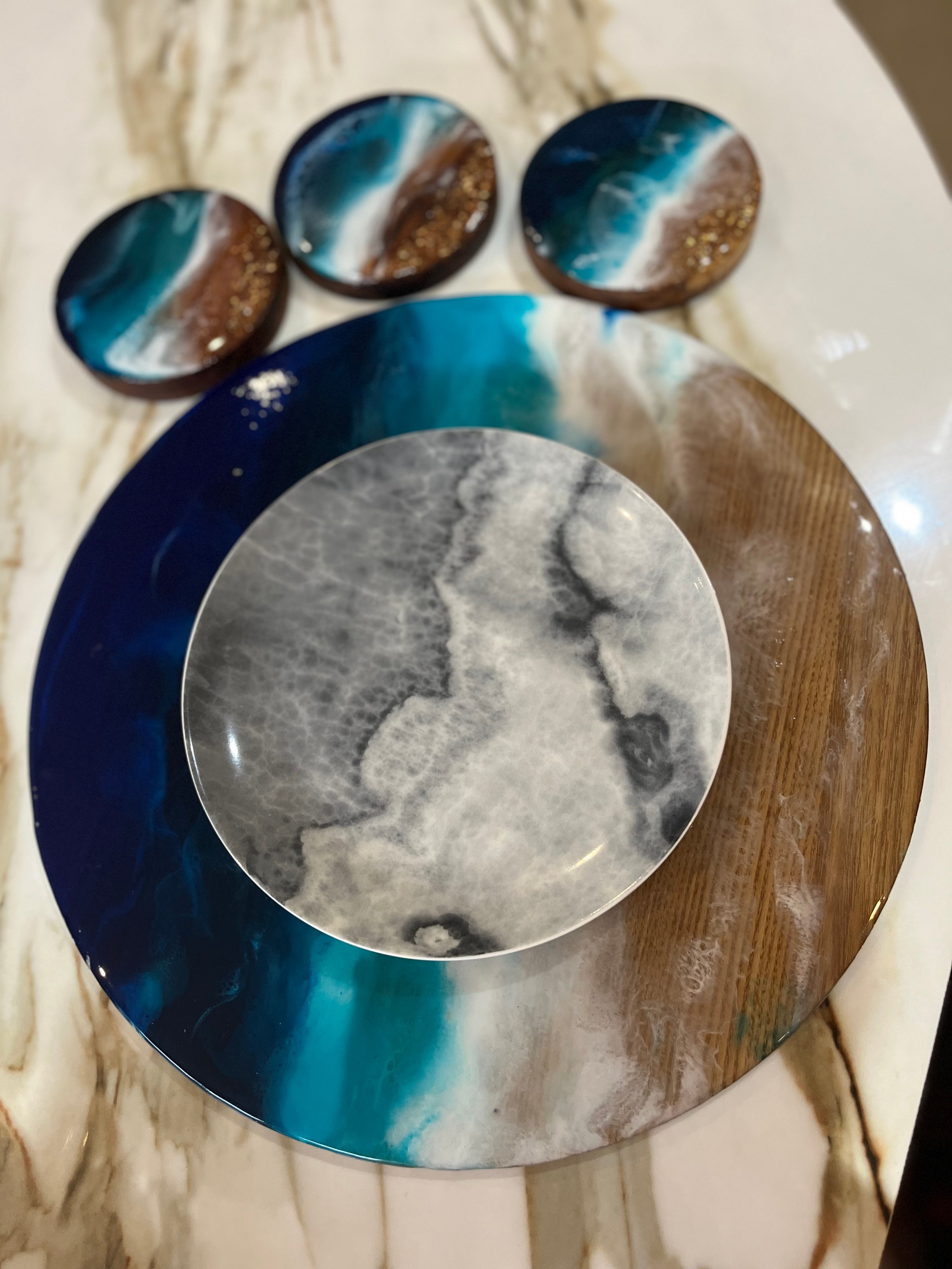 Beach | Placemats | home decor | homewares | waves | Gift ideas | Christmas gift |