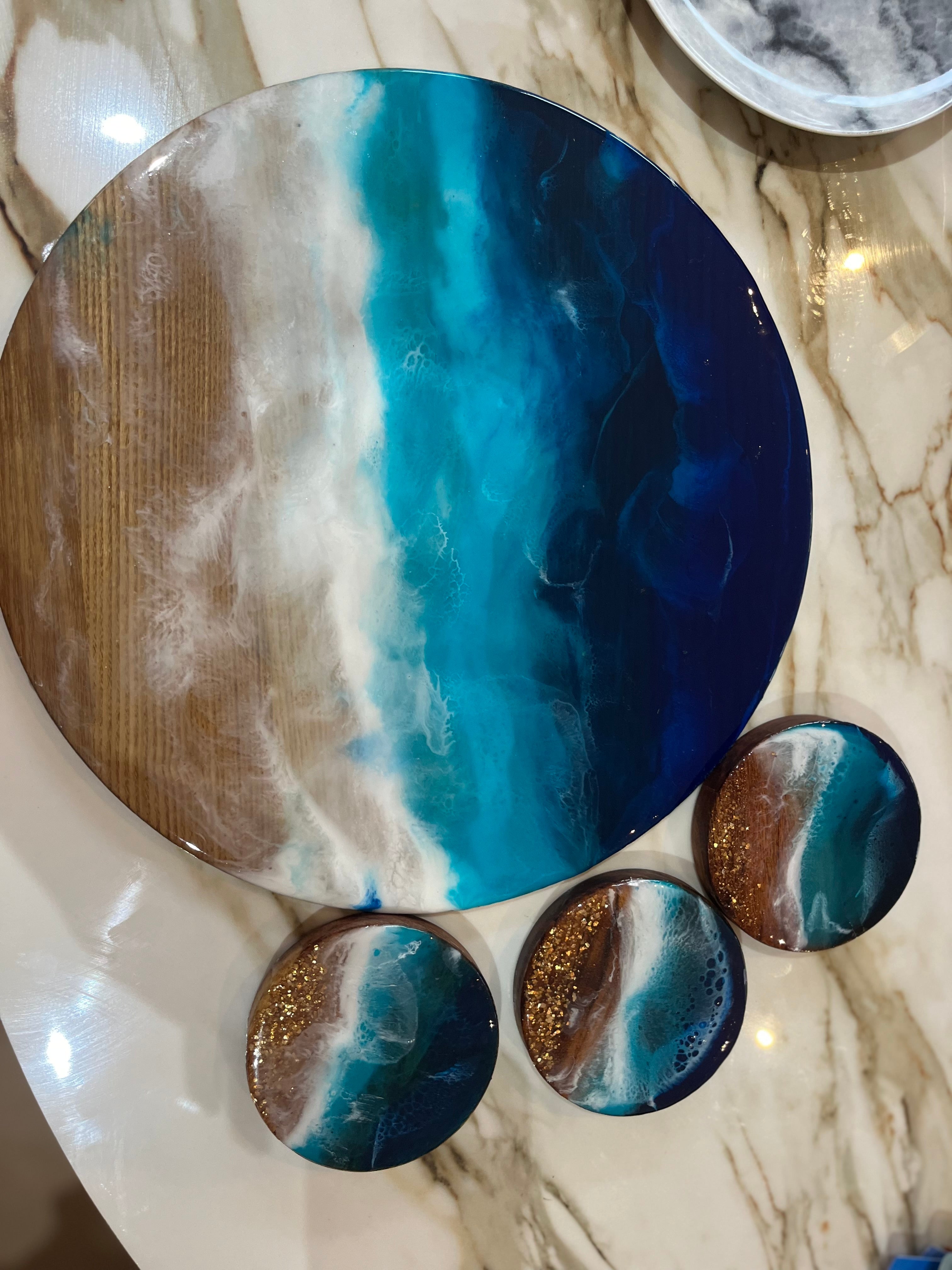 Beach | Placemats | home decor | homewares | waves | Gift ideas | Christmas gift |