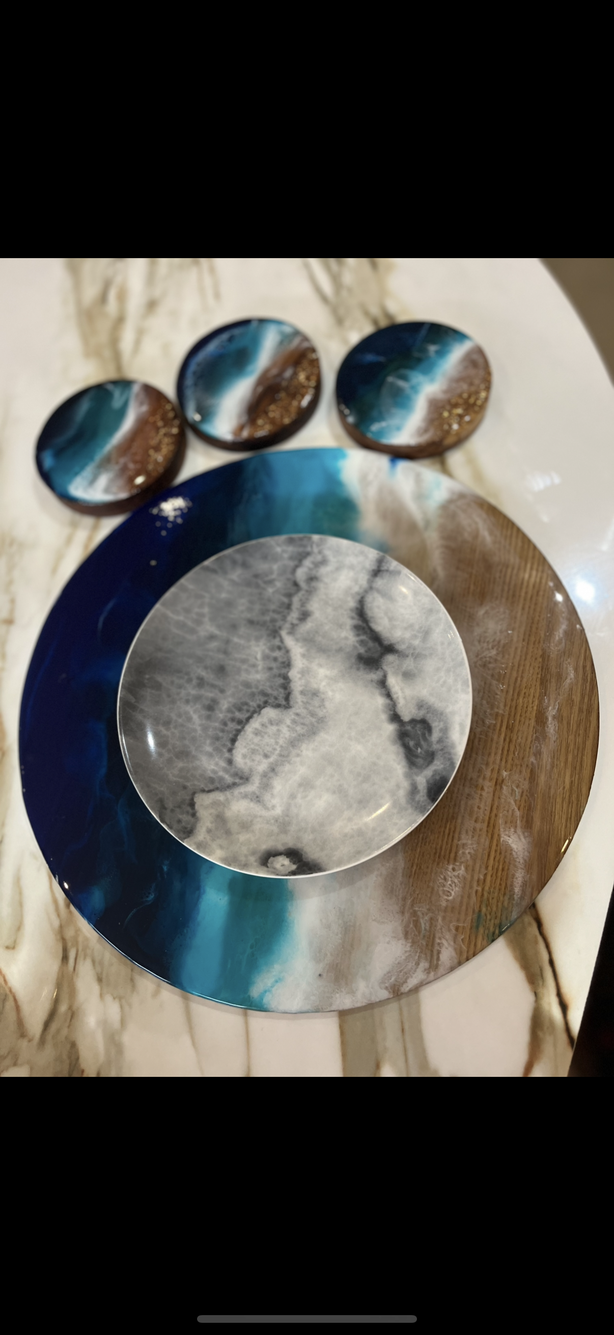 Beach | Placemats | home decor | homewares | waves | Gift ideas | Christmas gift |