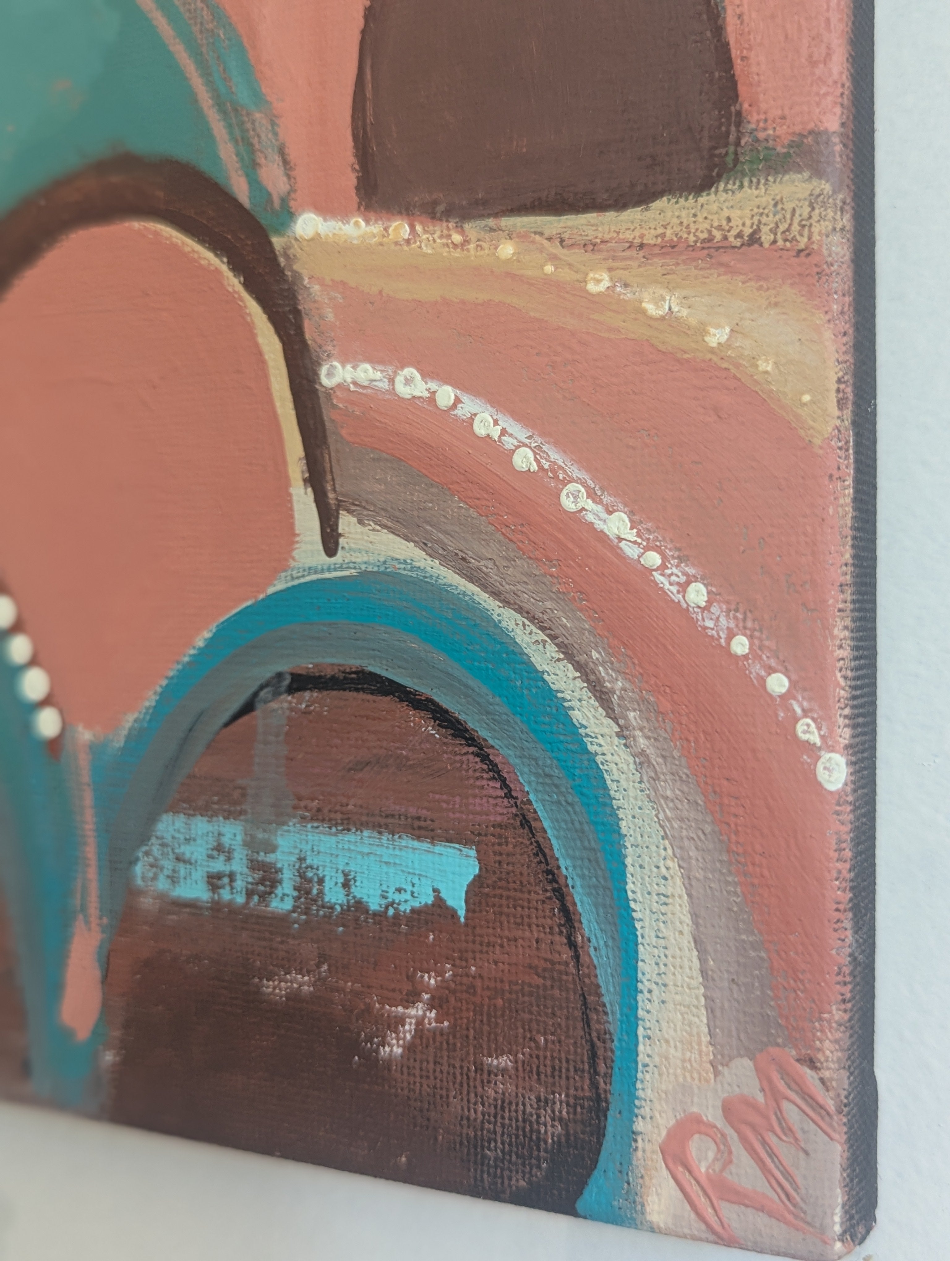 Together  |  Painting  Unframed Ready to Hang  | 60 cm W x 50 cm H