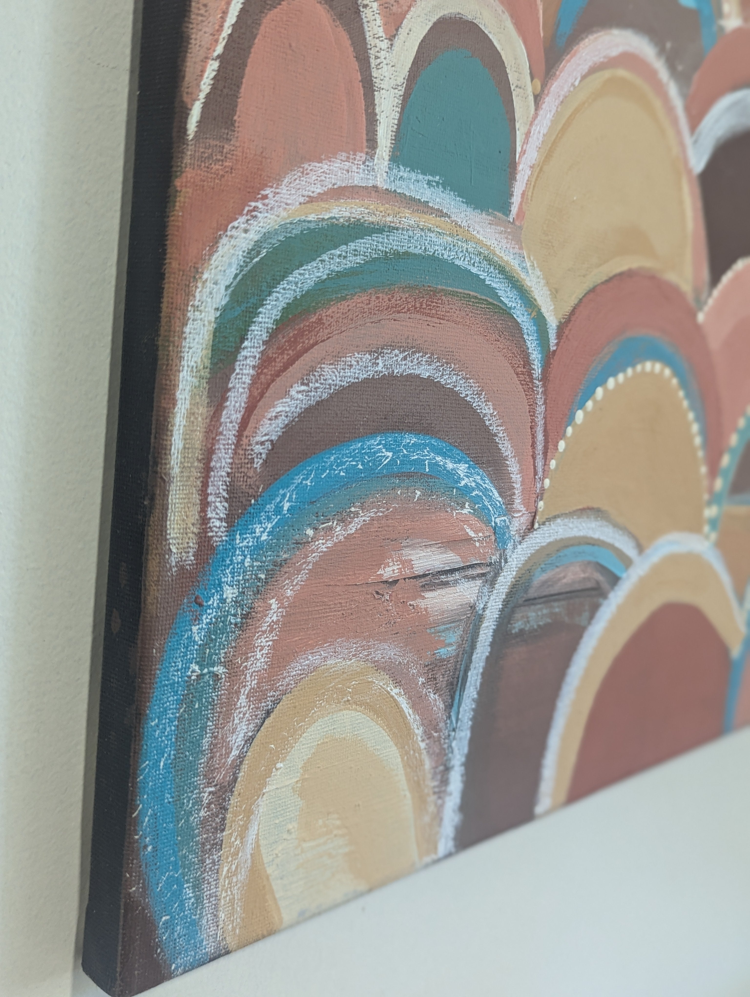 Together  |  Painting  Unframed Ready to Hang  | 60 cm W x 50 cm H