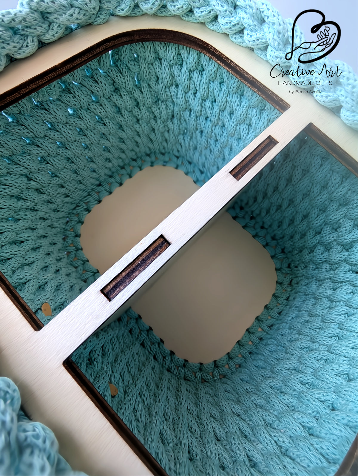 Two-Compartment Basket Organiser
