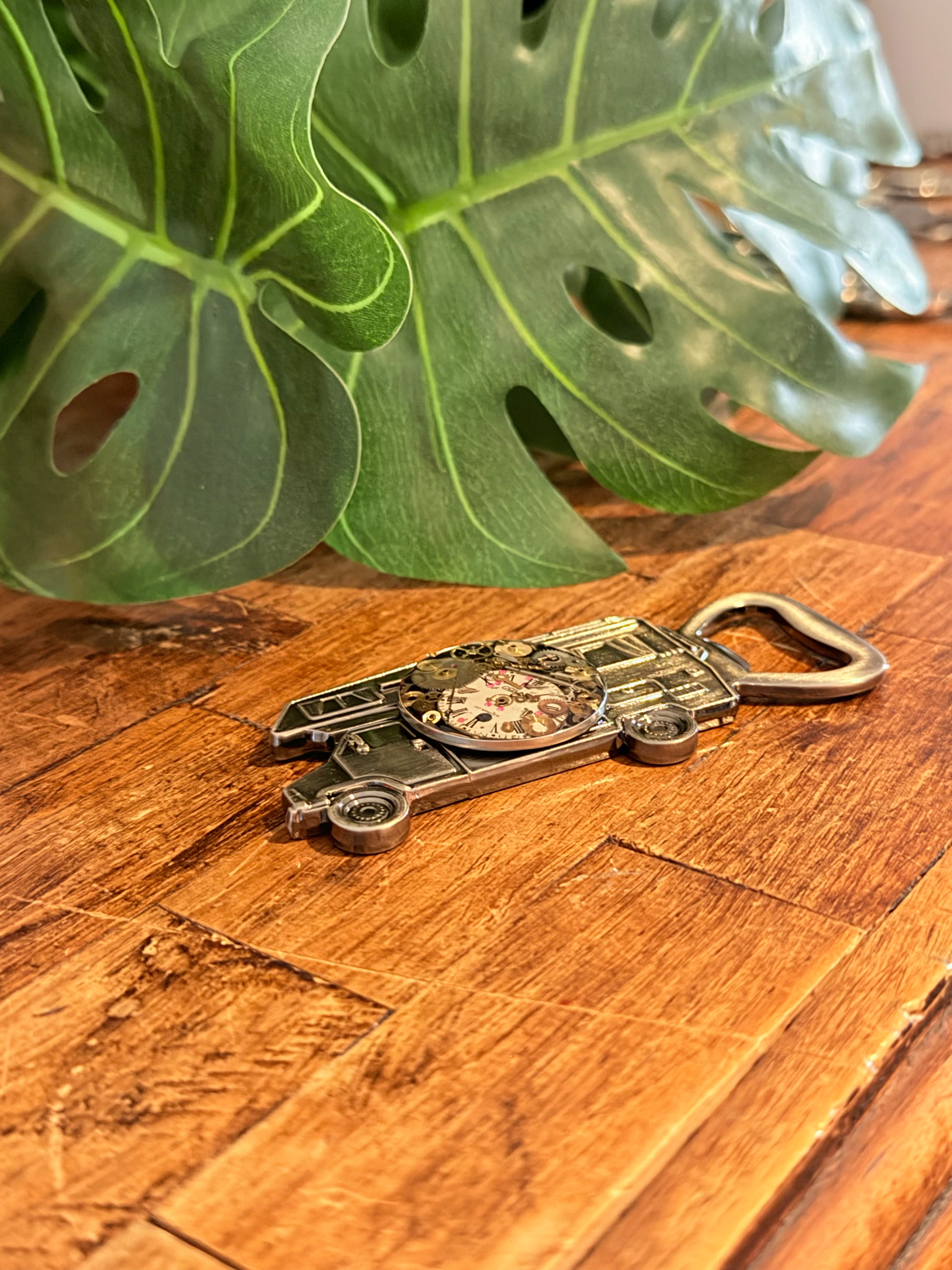Steampunk watch parts  bottle opener (Caravan)