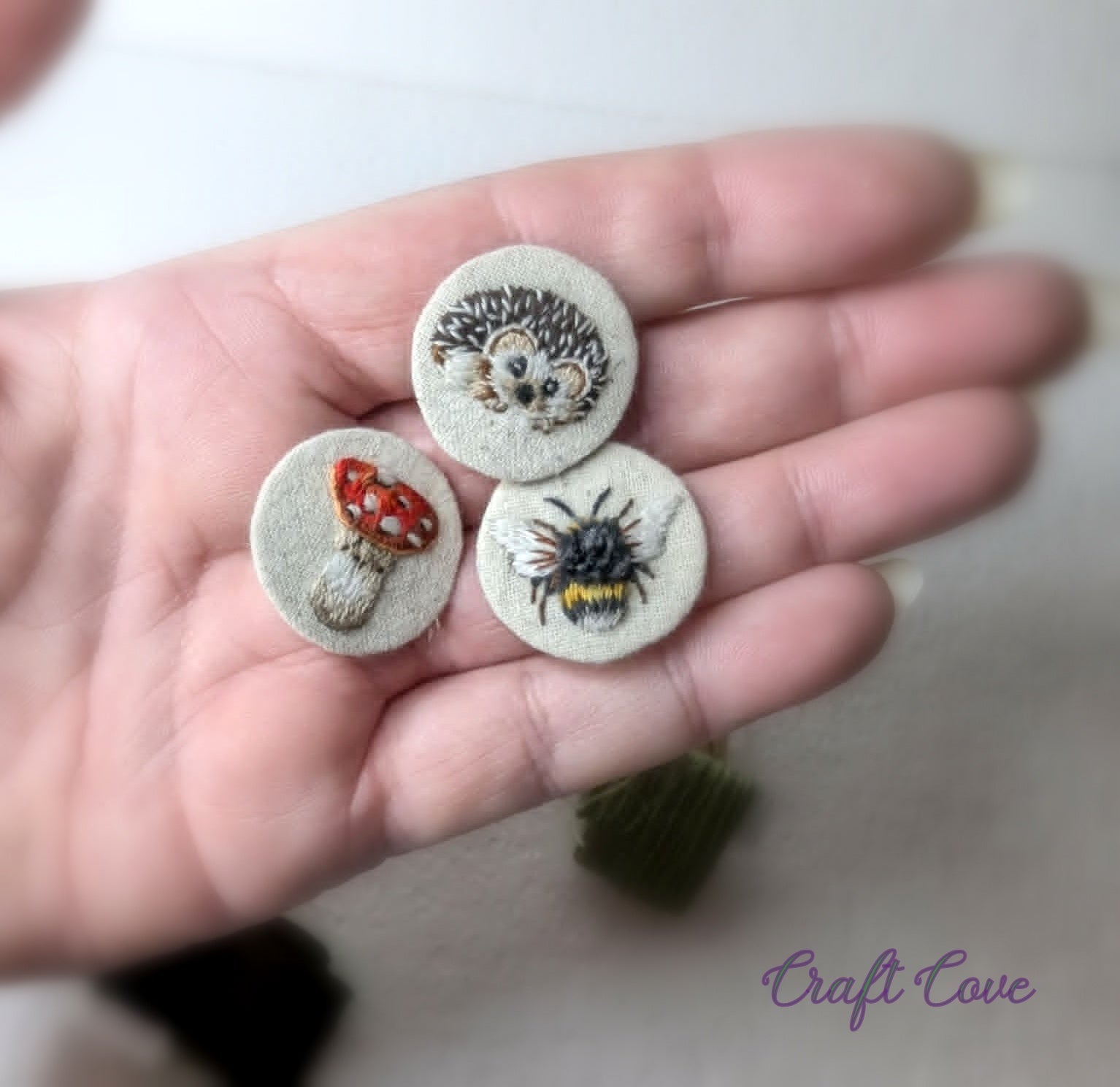 Mini Hand Embroidered Jewellery