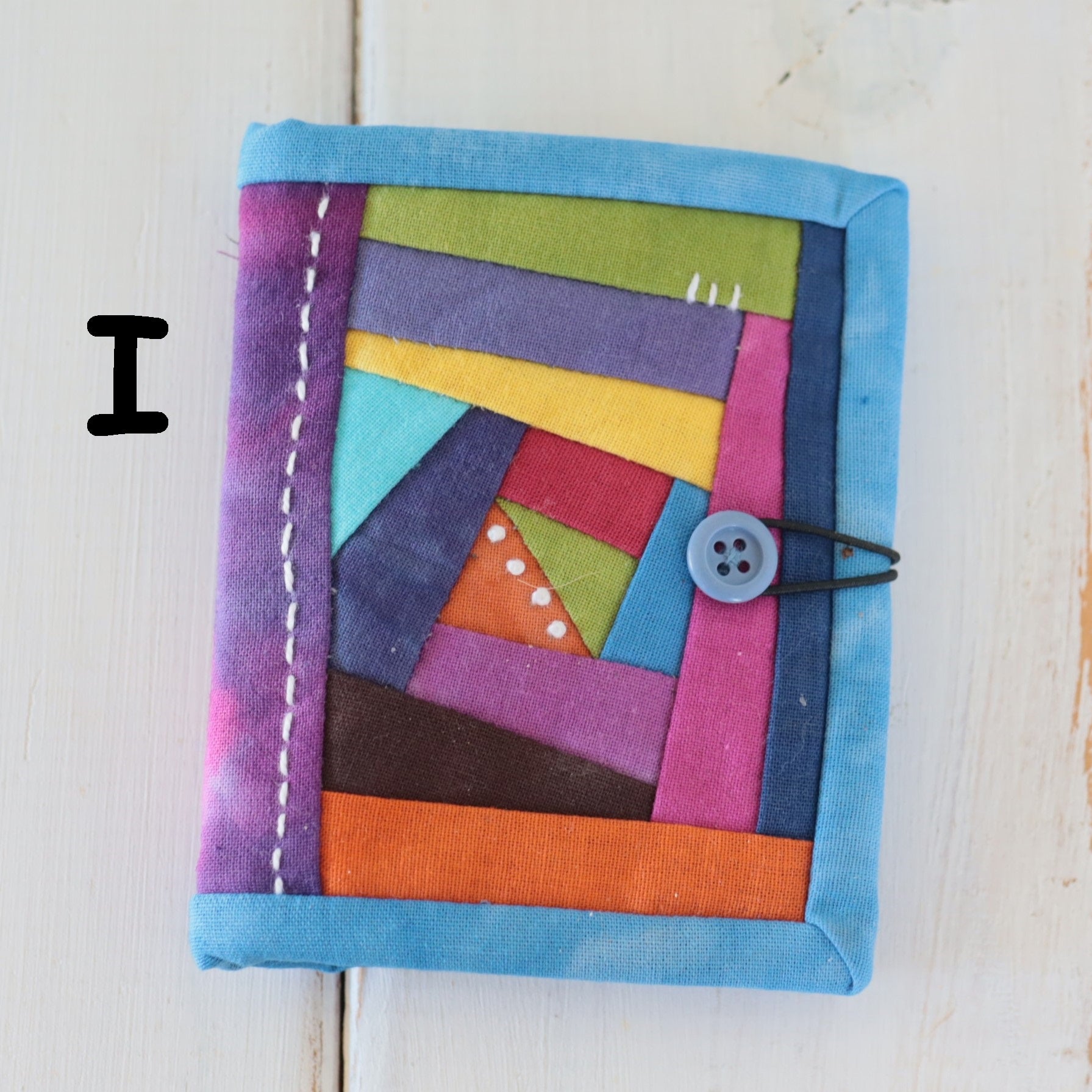 Hand Dyed Patchwork Needle Books